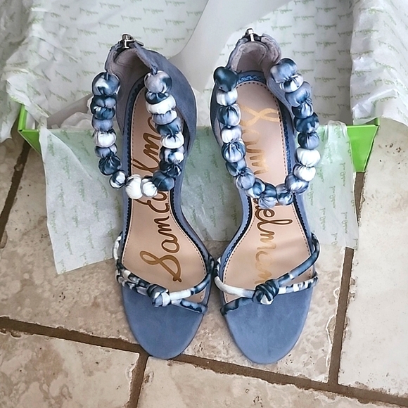 Sam Edelman Shoes - Sam Edelman Brand New Blue Strappy Heels
